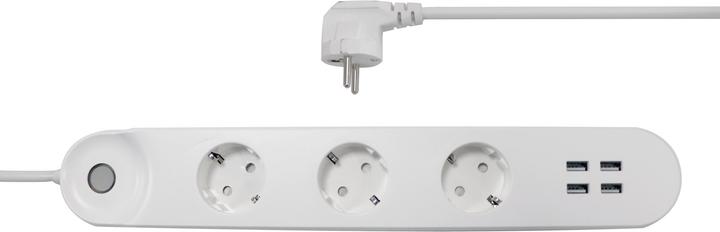 Produktbild Denver SHP-300U Smart Power-Steckdosenleiste (3x, CEE 7/5)