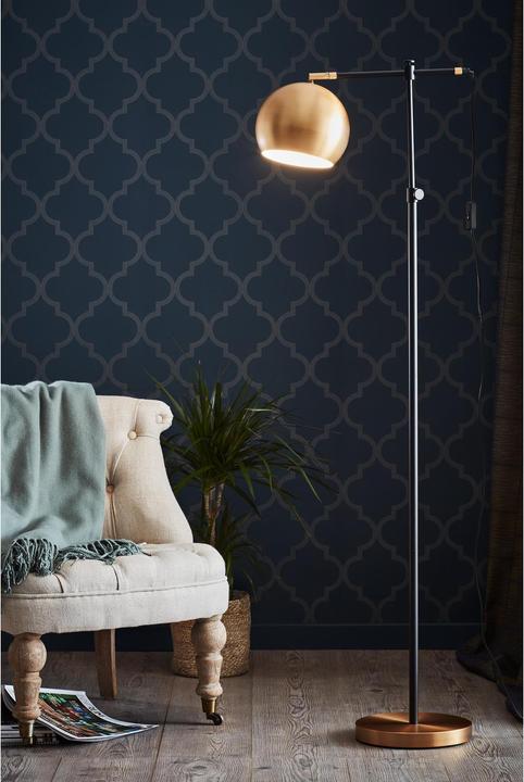 Image du produit Markslöjd Lampadaire Chester, E27, max. 40W, noir/bronze (E27)
