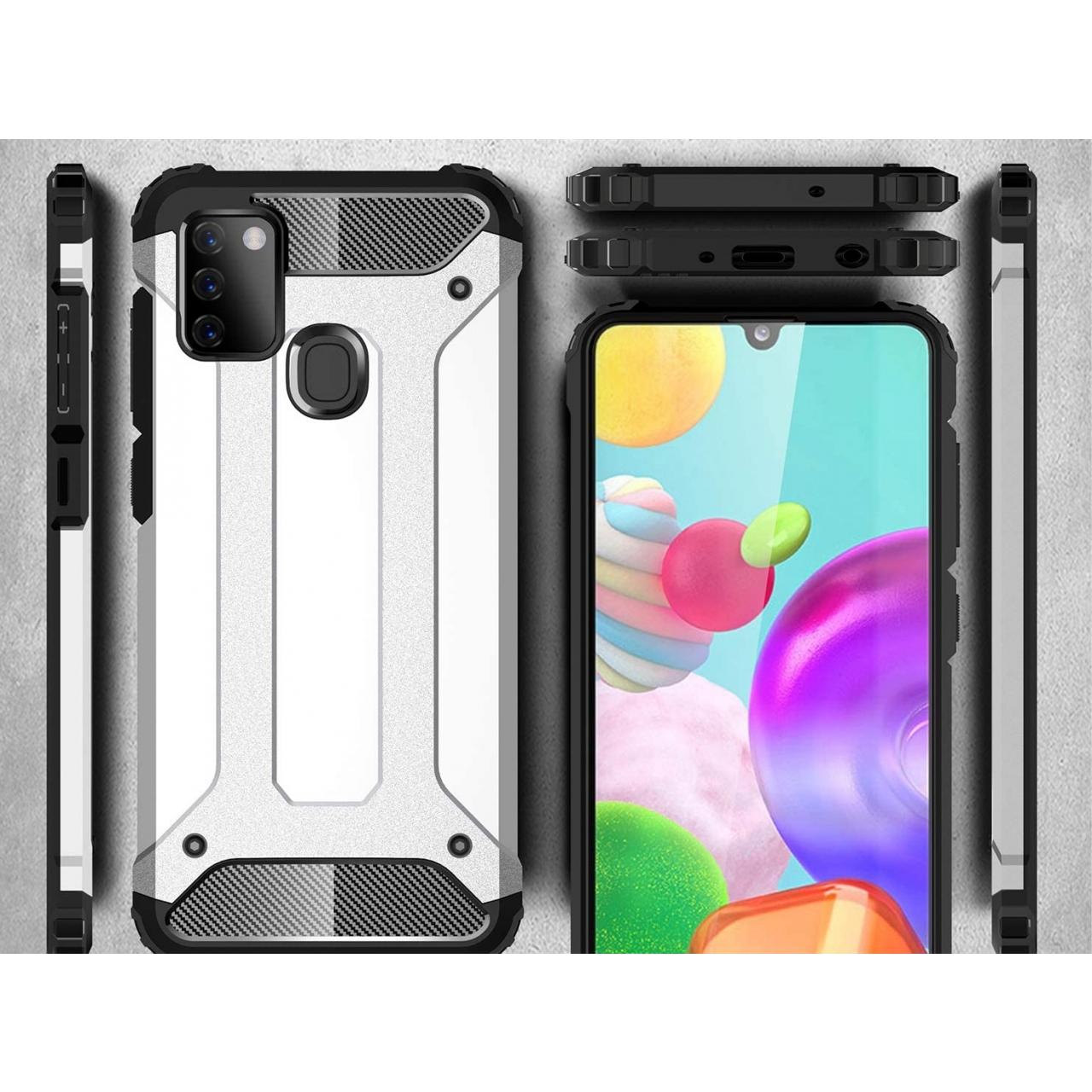 Thumbnail - Screenguard AdventureCase Samsung Galaxy A21s Hybrid Hülle (Samsung Galaxy A21s), Smartphone Hülle, Schwarz