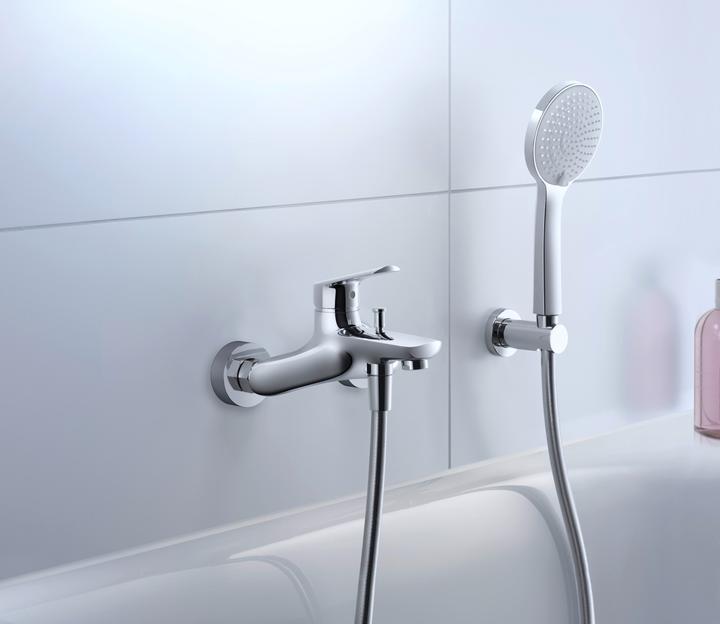 Actual product image Duravit Single lever bath tub m. No 1 surface-mounted chrome