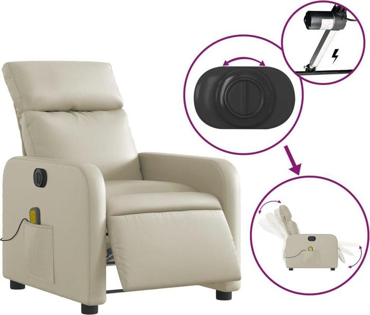 Image du produit vidaXL elektrischer Massagesessel