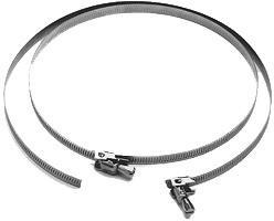 Produktbild Lindab Schlauchschelle TKS 315 mm, rostfrei mit festem verzinktem Schloss für flexible Schläuche.