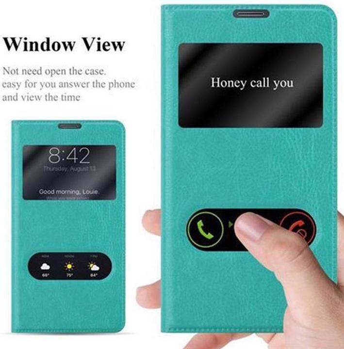 Produktbild Cadorabo Book mit View Doppelfenster Cover (Samsung Galaxy Note 4)