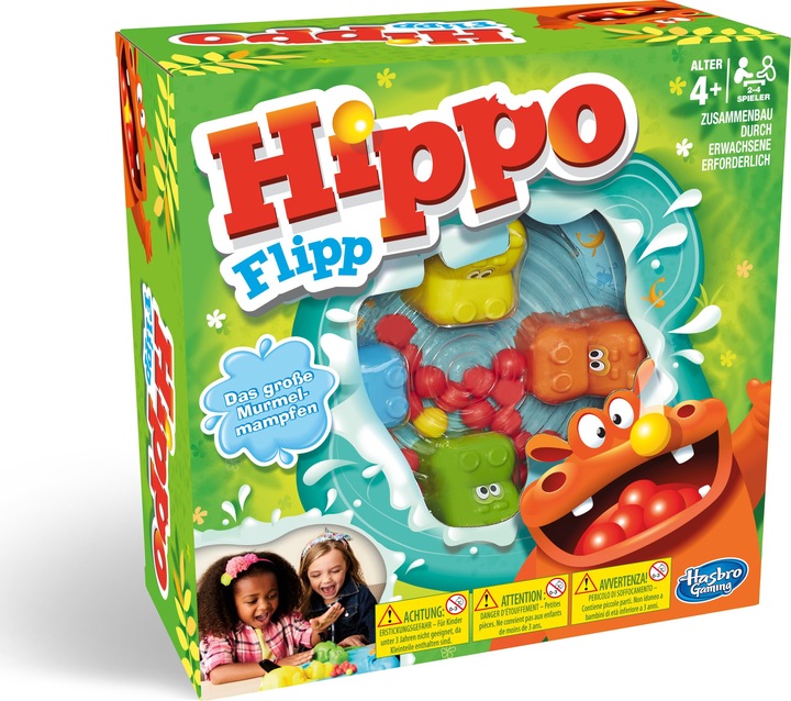 Actual product image Hasbro Gaming Hippo flip (German)