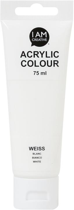 I Am Creative Pittura acrilica (Bianco, 75 ml)