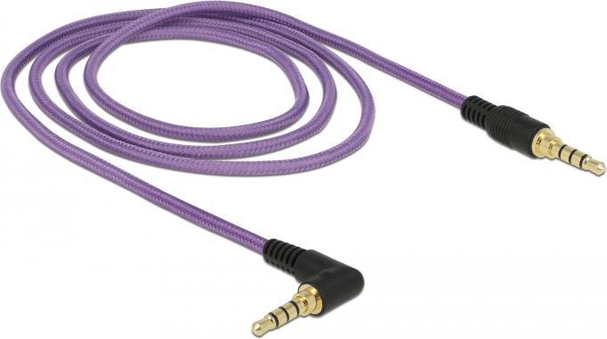 Actual product image Delock 85611 Audio Cable Purple (1 m)