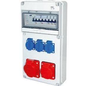 Gewiss GEWI AS05070 ST-KOM 3XST/230/16/3P IEC400/32/16/5P, Elektronikzubehör + Gehäuse, Grau