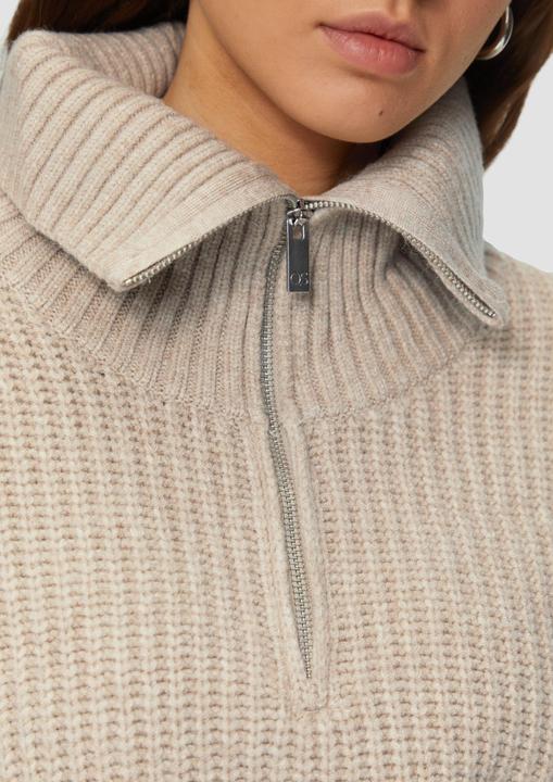 Image du produit s.Oliver Strickpullover Strickpullover mit Troyer-Kragen (XL)