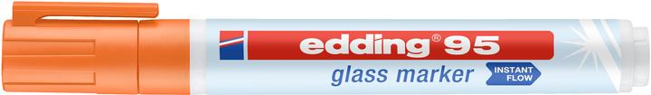 Produktbild Edding Filzstift Glasmarker 95 (Orange, 3 mm, 1 x)