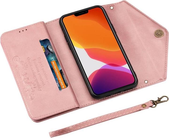 Actual product image Cover-Discount iPhone 14 Pro - Wallet Case pink (Apple iPhone 14 Pro)