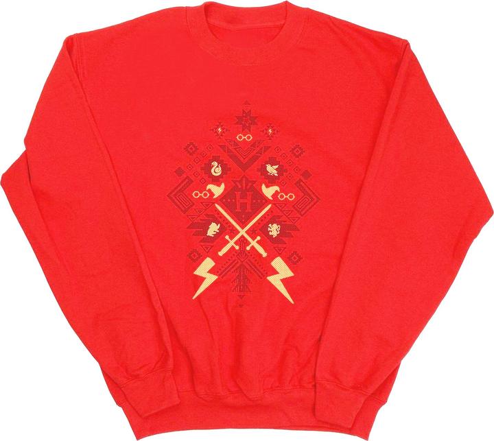 Actual product image Mens Christmas Fair Isle Sweatshirt (XXL)