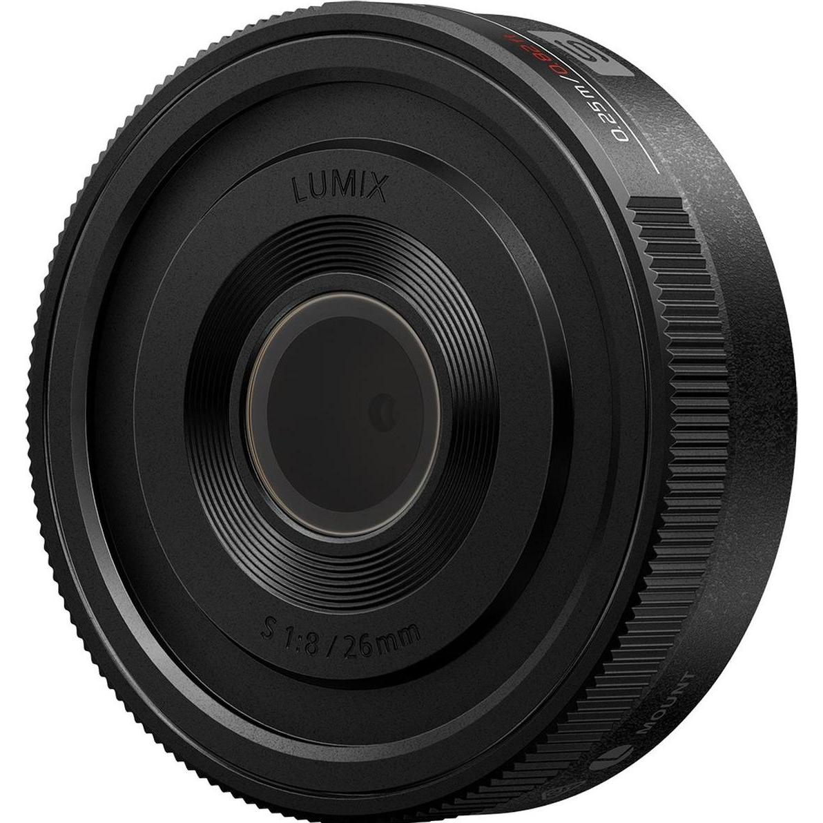 Panasonic Lumix S 26mm f/8 (L-Mount, Vollformat), Objektiv, Schwarz