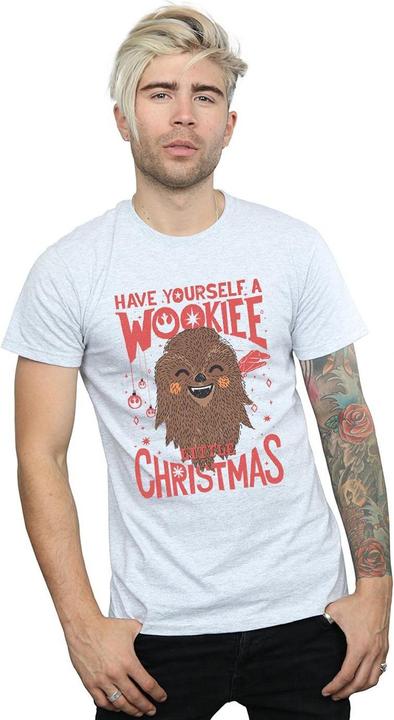 Image du produit Star Wars - T-shirt WOOKIEE LITTLE CHRISTMAS - Homme (XL)