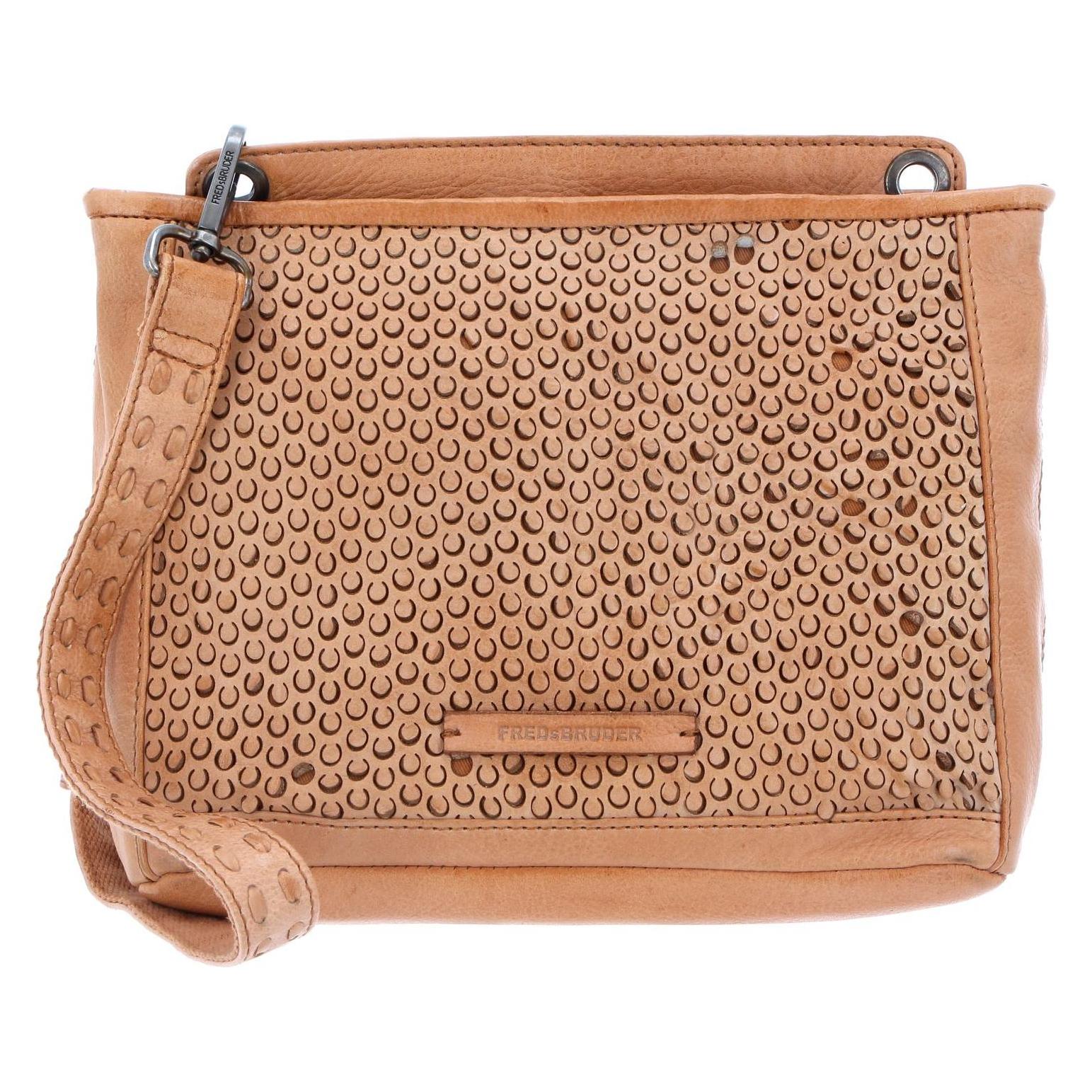 FredsBruder, Damen, Handtasche, Eye Slit, Braun
