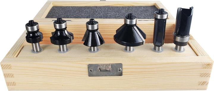 Immagine prodotto Stier Set di frese bordatrici e rifilatrici 6 pezzi 8 mm per fresatura verticale