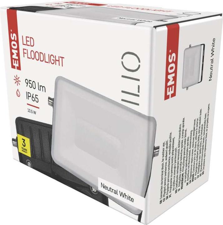 Produktbild Emos LED Flutlicht ILIO, 10,5W (950 lm, IP65)