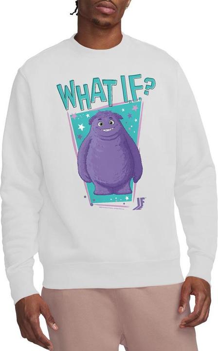 Actual product image IF Unisex Adult What Blue Stars Sweatshirt (XXL)