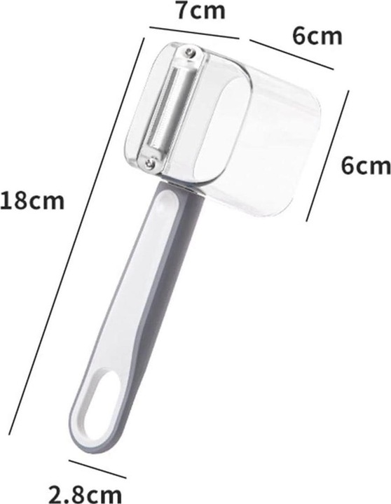 Actual product image JTI Potato peeler with containers - grey