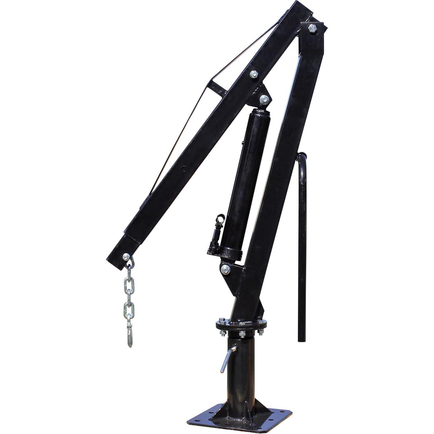 Thumbnail - Wiltec, Seilzug + Werkstattkran, Pickup Kran Ladekran 1800mm 900kg 360° Drehkranz Werkstatt Bodenmontage
