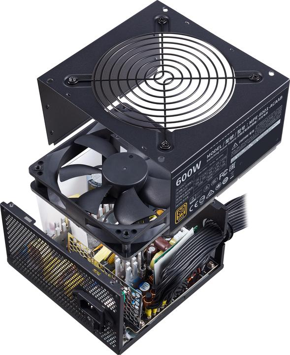 Produktbild Fortron PC- Netzteil Cooler Master MWE BRONZE 600W V2 (retail) (600 W)