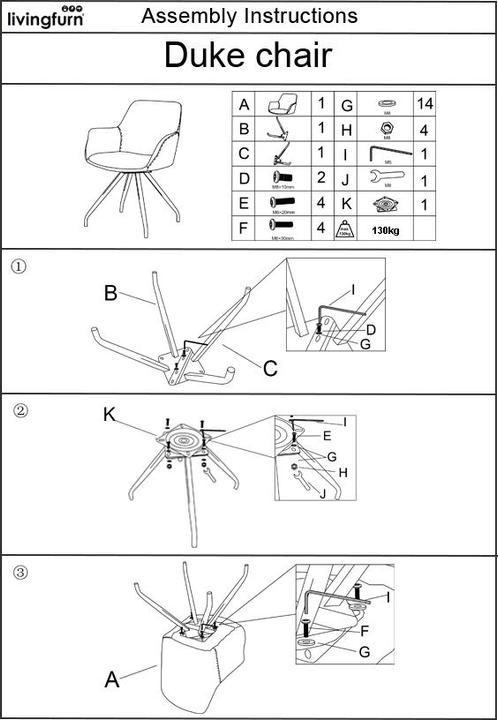 Produktbild Livingfurn Chairs