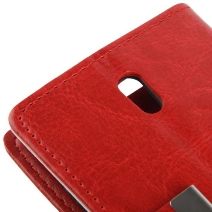 Produktbild König Design Handyhülle Tasche für HTC Desire 500 rot (HTC Desire 500)