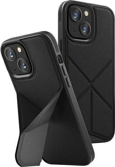 Uniq etui Transforma iPhone 14 Plus 6.7" Magclick Charging czarny/ebony black (Apple iPhone 14 Plus)