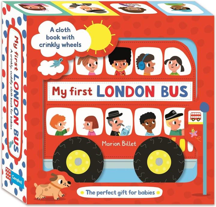 Produktbild My First London Bus Cloth Book (Englisch, Marion Billet, 2018)