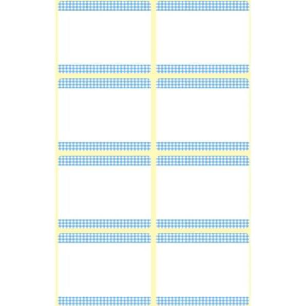 Thumbnail - 10x Avery, Etiketten, Tiefkühl-Etiketten 'blauer Rahmen' 59371