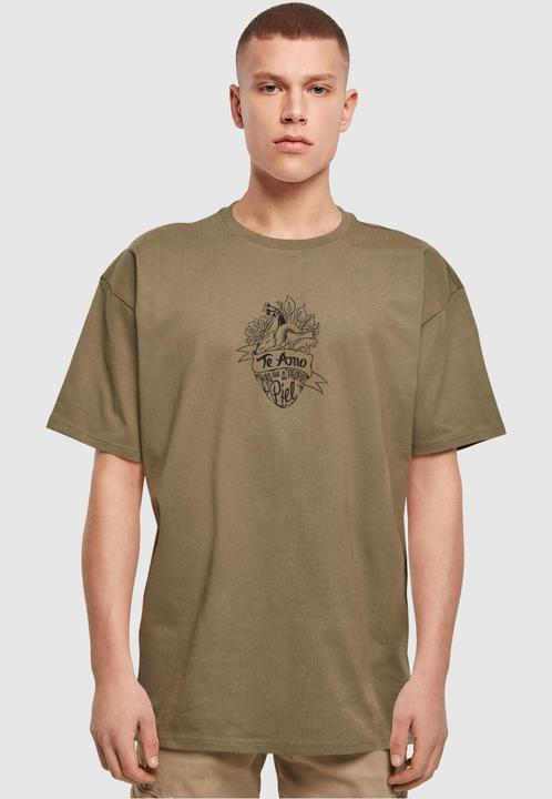 Produktbild Merchcode Frida Kahlo - Te amo outline Heavy Oversize Tee - 116711 (M)