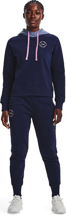 Immagine prodotto Under Armour Felpa con cappuccio Rival Fleece CB Donna Blu Navy 1373031 410 (S)