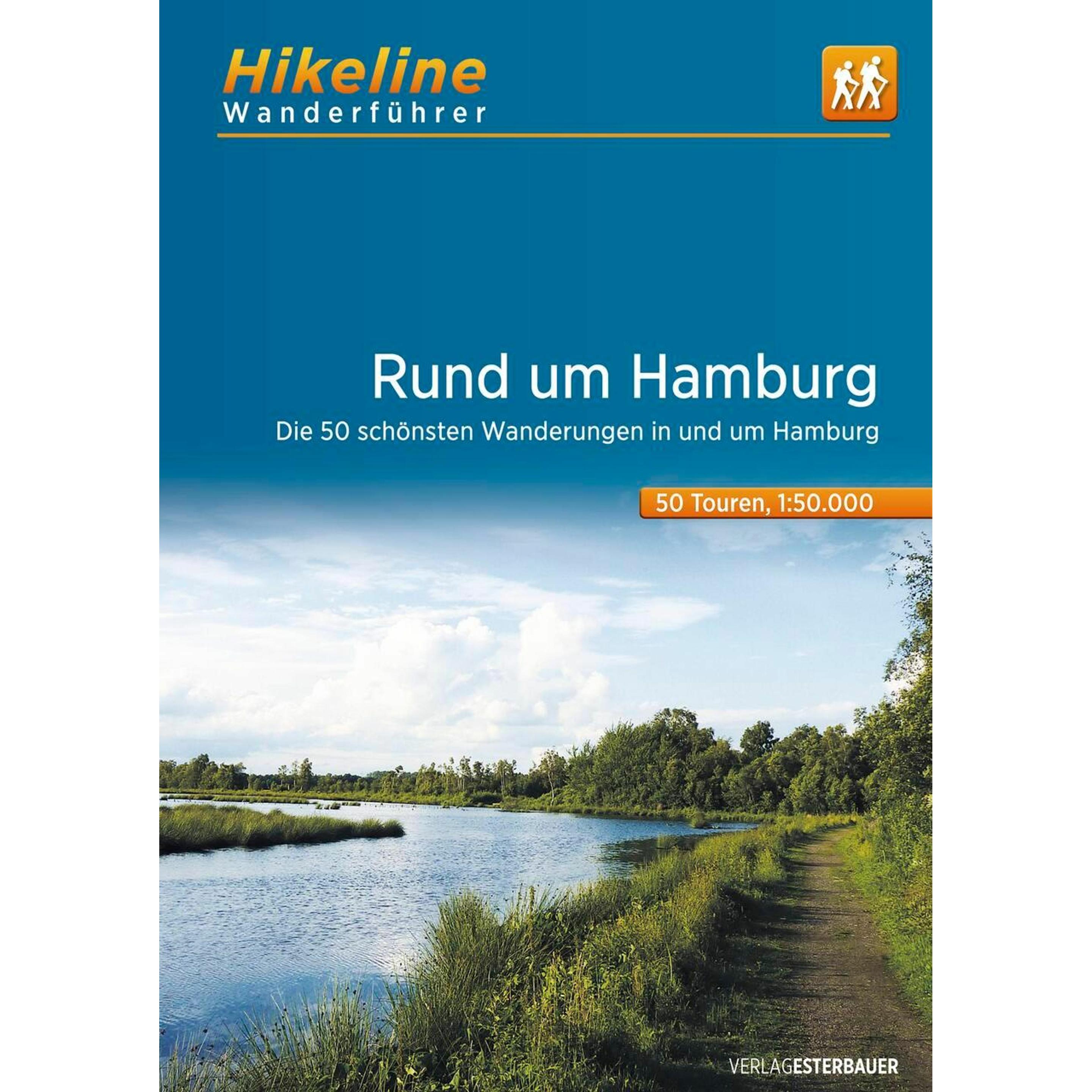 Wanderführer Rund um Hamburg, Landkarte