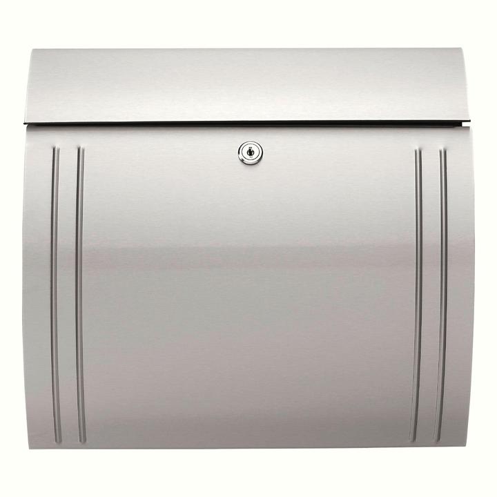 Productafbeelding Burg Wächter Modena 3857 Ni brievenbus Hoogte 335 mm Breedte 360 mm Diepte 127 mm Roestvrij staal DIN C4