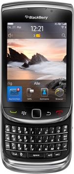 Actual product image BlackBerry Torch 9800 - QWERTZ - Black (Black, 3.20", Single SIM, 5 Mpx, 3G)