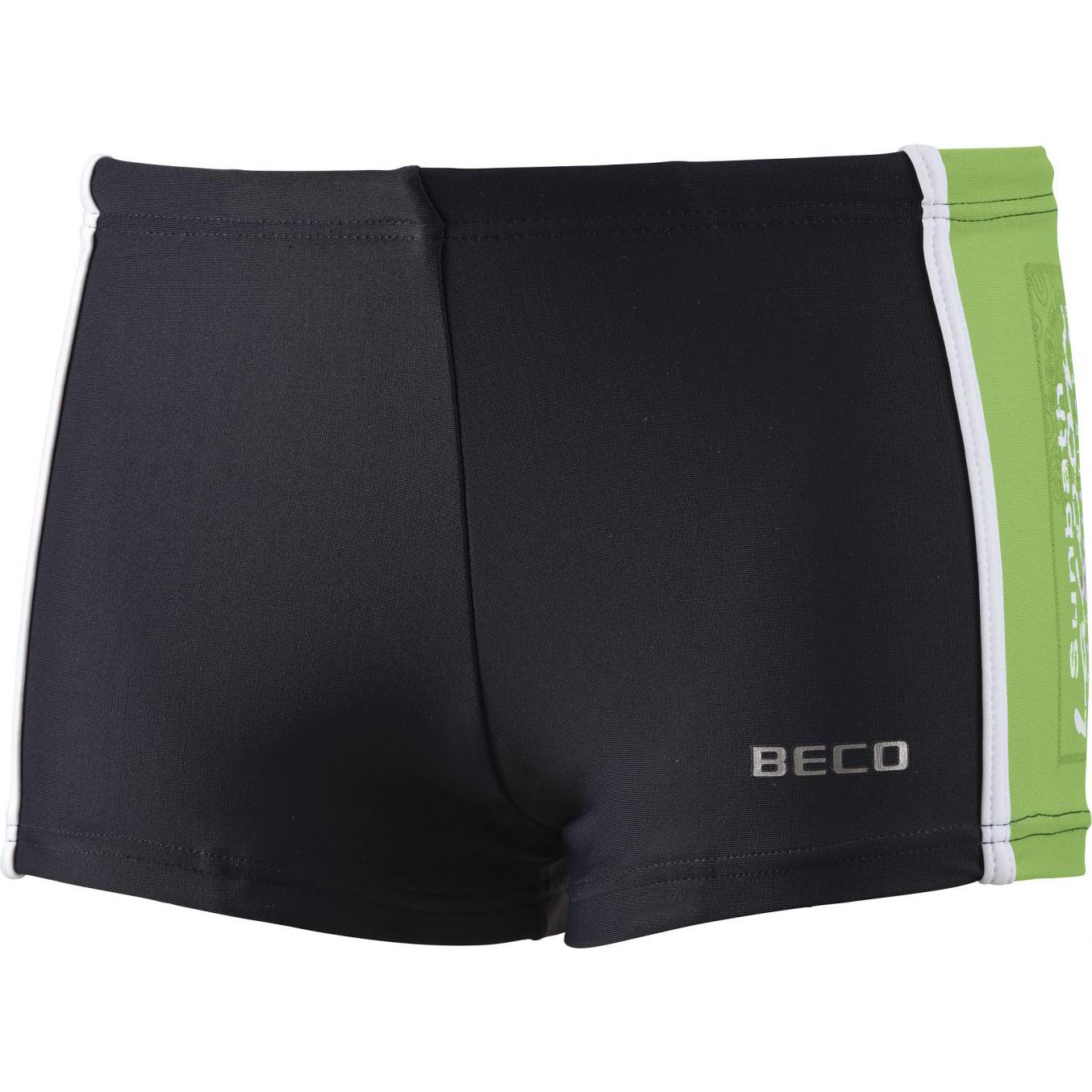 Beco, Jungen, Badehose, Beermann GmbH Badehose Jungen Standard schwarz/kiwi 110, Schwarz, (110)