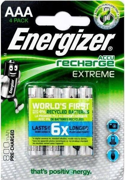 Produktbild Energizer Recharge Extreme (2 Stk., AAA, 800 mAh)