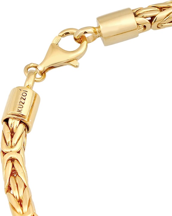 Immagine prodotto Kuzzoi Bracciale di base, attorcigliato (23 cm, Argento 925)