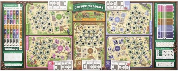 Produktbild Skellig Games Coffee Traders - Brettspiel (Deutsch, 2 - 5 Spieler)