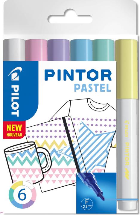 Image du produit Pilot Pintor Medium Set à 6 Pastel (6x)