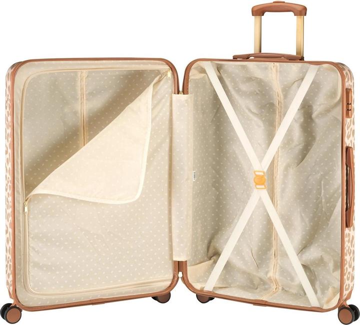 Actual product image Princess Traveller Leopard - Reiskoffer - CrÃ¨me/Taupe - L - 76cm (107 l)