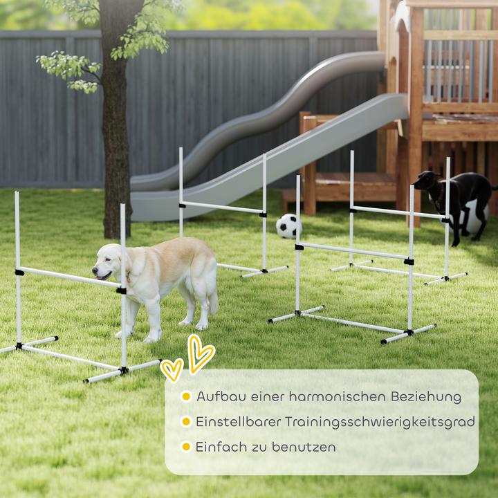 Produktbild PawHut Agility Hürdenset (One Size, Agility)