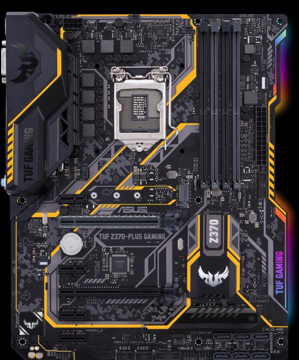 Actual product image ASUS Tuf Z370 Plus Gaming (LGA 1151, Intel Z370, ATX)