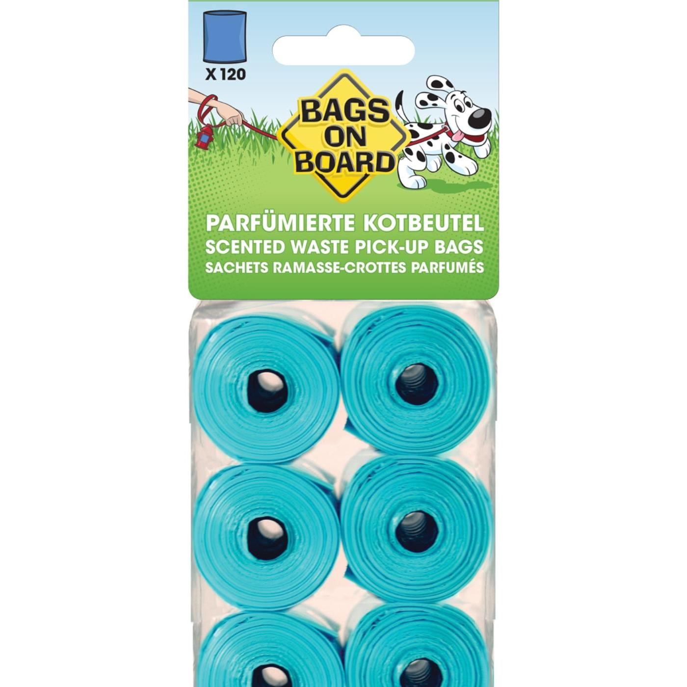 Bags On Board HømHøm poser med duft, International - 8 ruller (120 stk), Tierpflegemittel