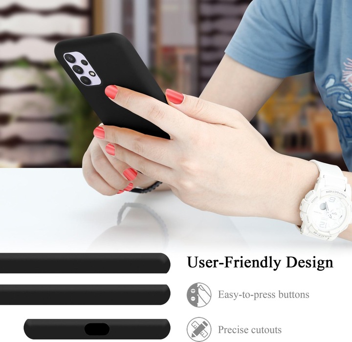 Actual product image Cadorabo TPU Liquid Silicone Case Cover (Samsung Galaxy A33 5G)