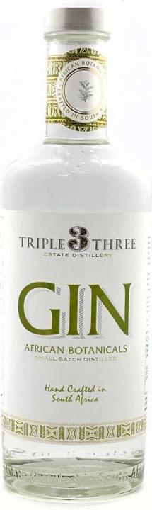 Triple Three Gin African Botanicals 0.5 l (1 x 50 cl)