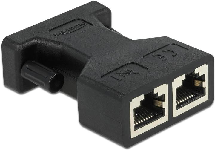 Produktbild Delock Adapter D-Sub 15 Pin Buchse Gameport D-Sub 15 Pin - 2x RJ-45 (RJ45, 5.46 cm)