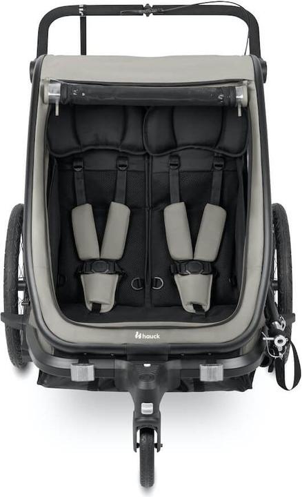 Actual product image Hauck 3in1 Fahrradanhänger Bike N Walk Duo für