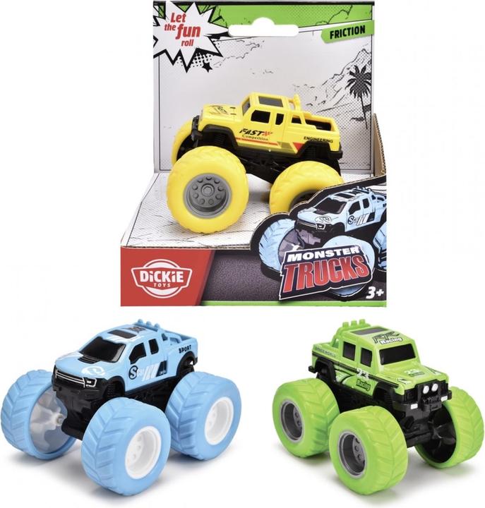 Produktbild Dickie Monster Trucks, 3-sort.