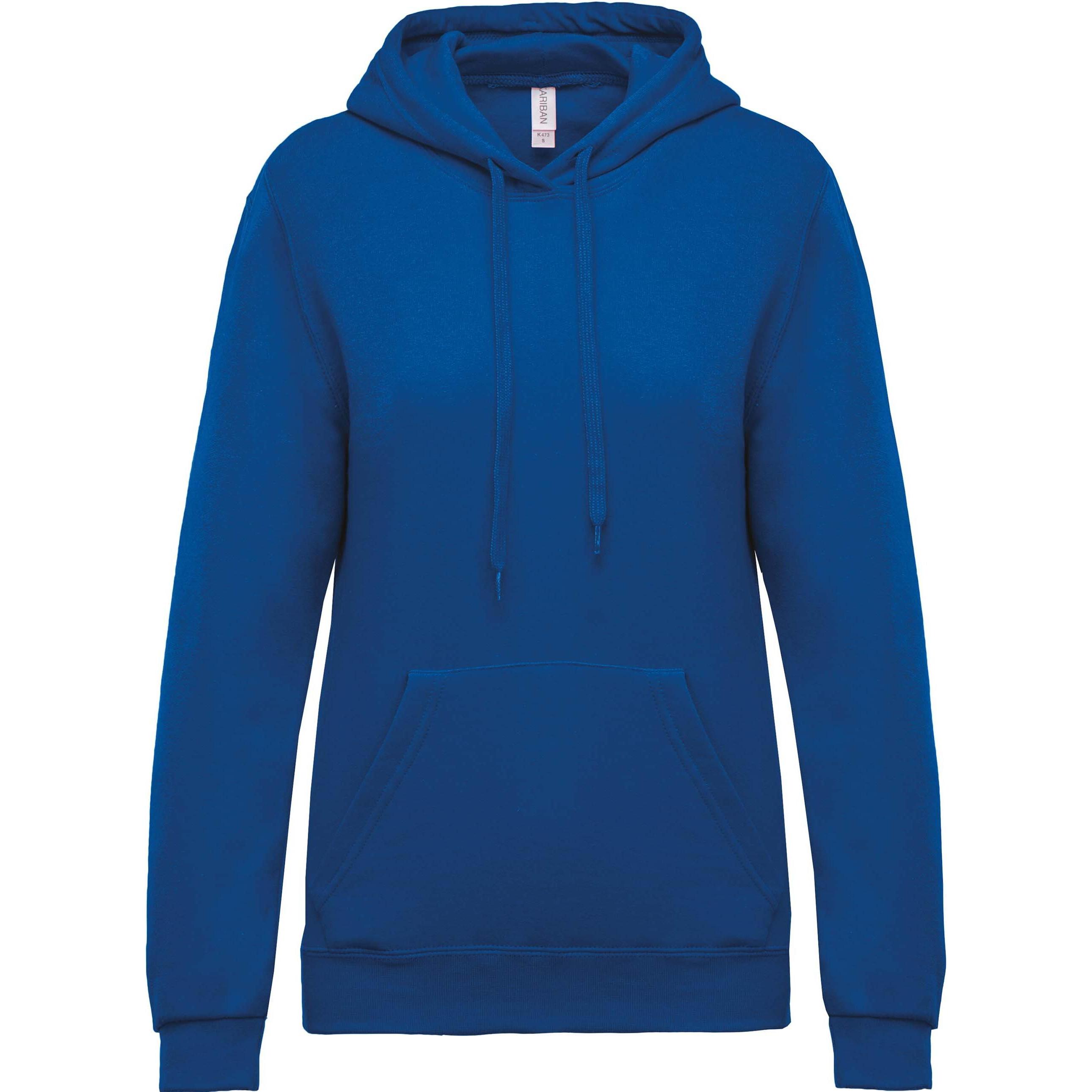 Kariban, Herren, Pullover, Kapuzenpullover Frau, Blau, (M)