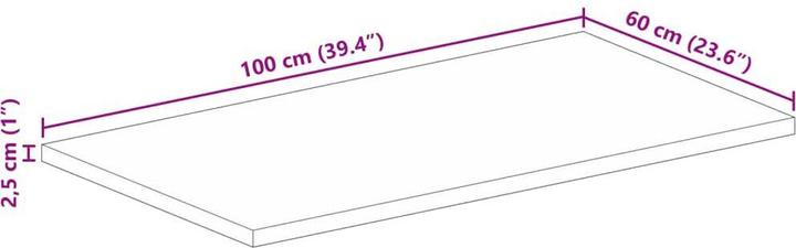 Produktbild vidaXL Tischplatte (100 x 60 cm)